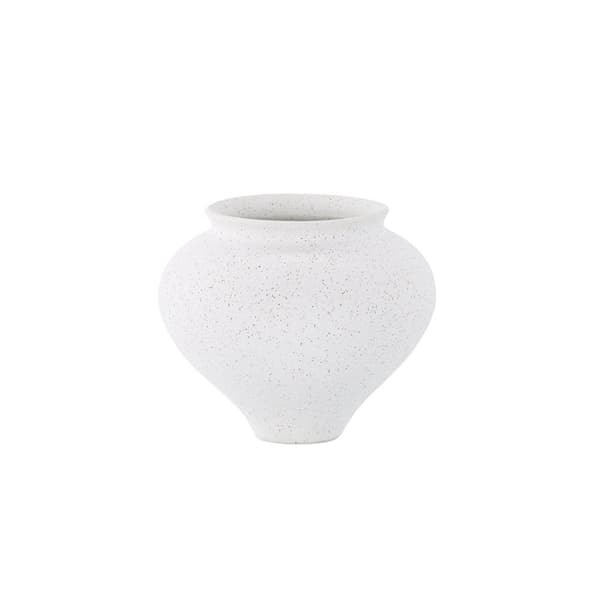 Rellis vase hvid.