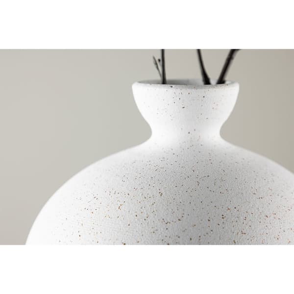 Rellis vase hvid.