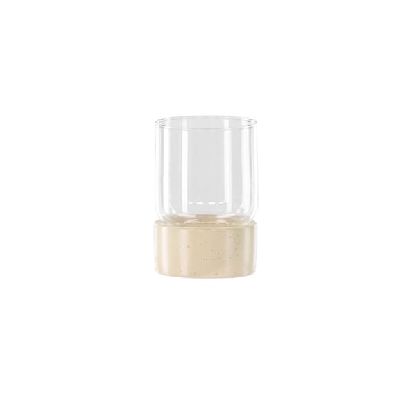 Vica fyrfadsstage beige.