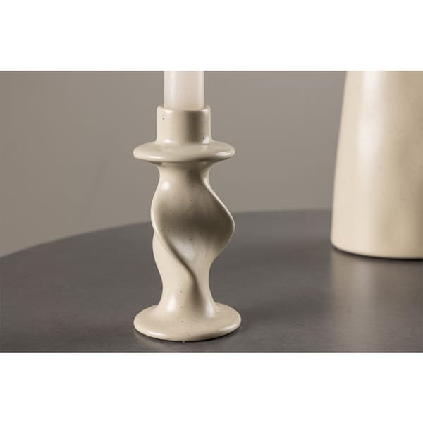 Glory ljusstake beige.