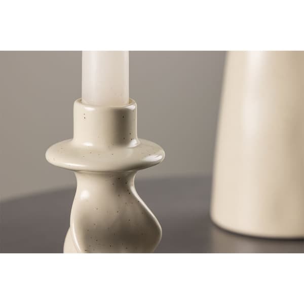 Glory ljusstake beige.