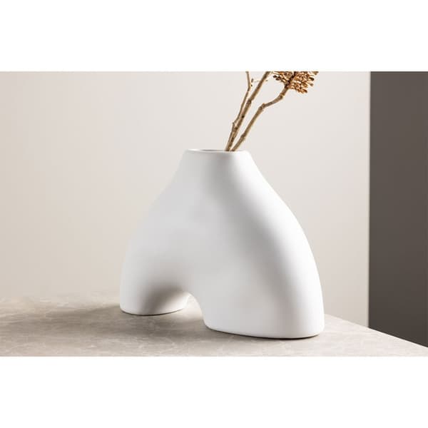 Kento vase hvid.