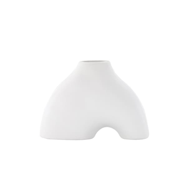 Kento vase hvid.