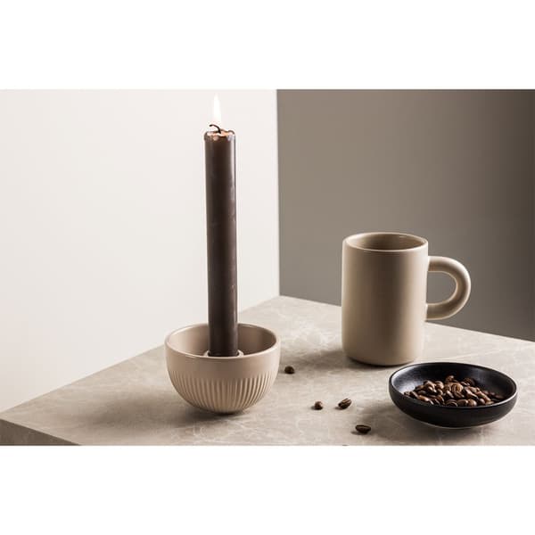 Posh ljusstake beige.