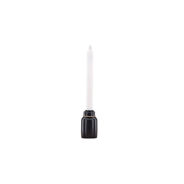 Ulricehamn ljusstake med LED-ljus svart.