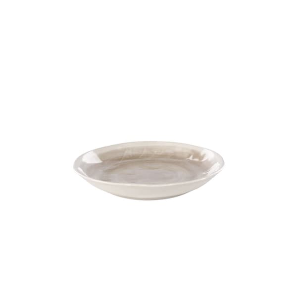 2 x Jublie tallrik stengods beige.