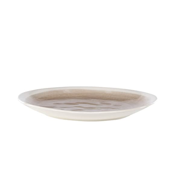 2 x  Jublie tallerken stentøj beige.