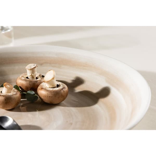 2 x  Jublie skål stentøj beige.