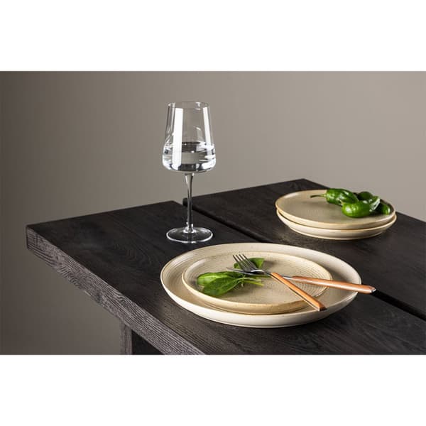 2 x  Active tallerken keramik beige.