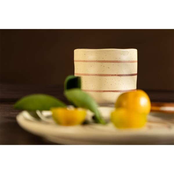 2 x  Kutie kop porcelæn beige.