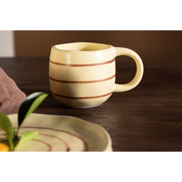 2 x Kutie krus porcelæn beige.