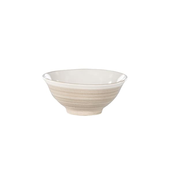 2 x Jublie skål stentøj beige.