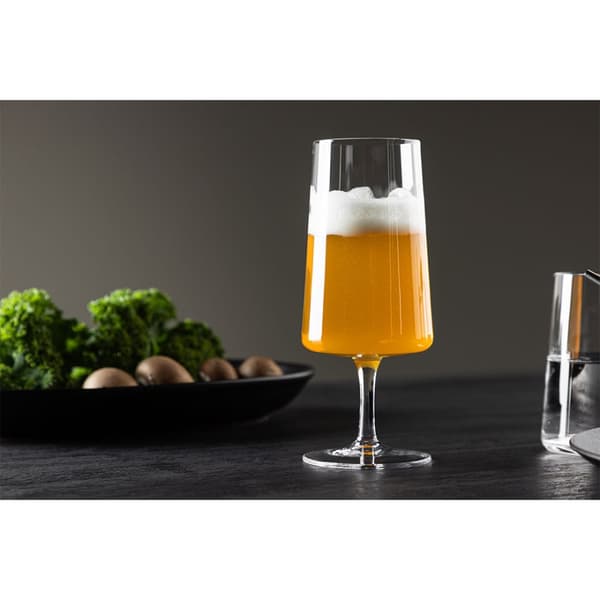2 x  Shine ølglas glas klar.