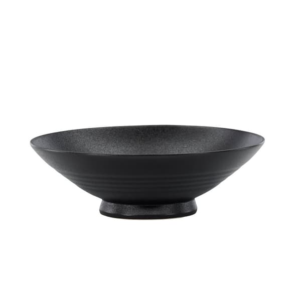 2 x  WabiSabi skål stærk porcelæn sort.