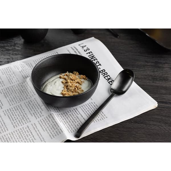2 x  WabiSabi skål stærk porcelæn sort.