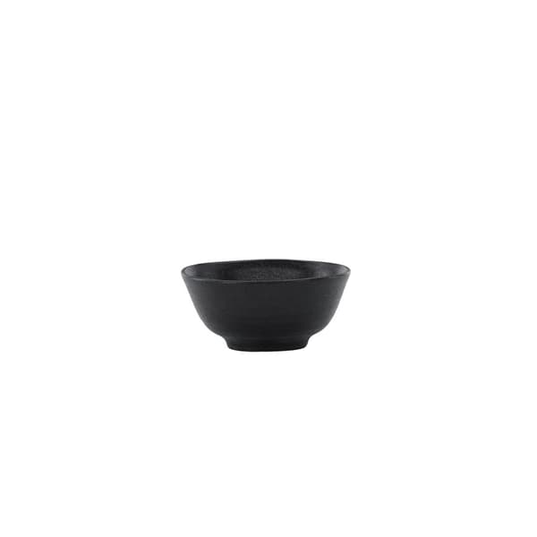 2 x WabiSabi skål stærk porcelæn sort.