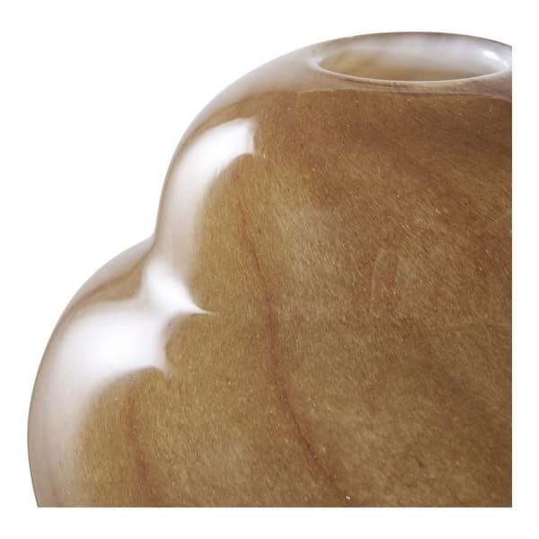 Rootz Glass Vase - Decorative Piece - Contemporary Style - Organic Shape - Förbättrar alla rum - Ø16.5x17 cm