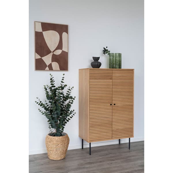 Cape Town NO 1 lerretsprint med ramme 50x70 cm brun, beige.