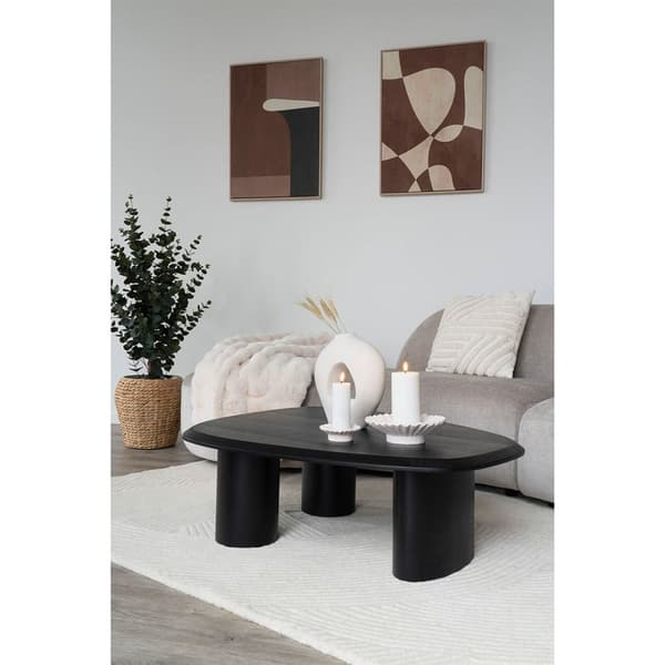 Cape Town NO 1 lerretsprint med ramme 50x70 cm brun, beige.