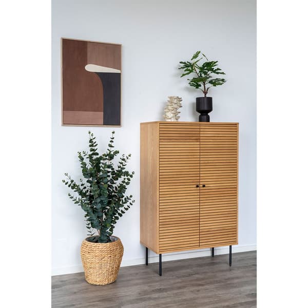Cape Town NO 2 lerretsprint med ramme 50x70 cm brun, beige.