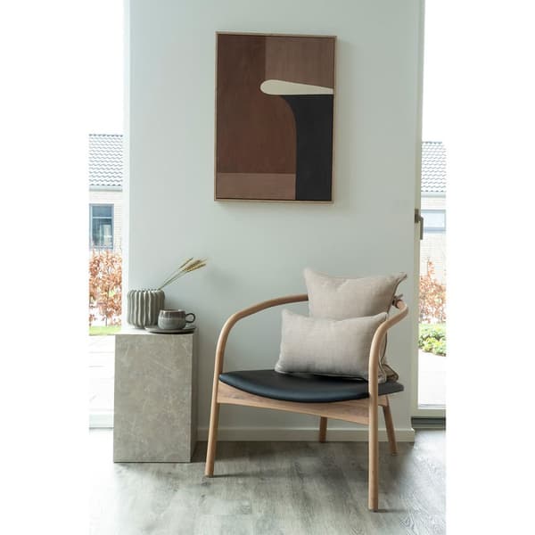 Cape Town NO 2 lerretsprint med ramme 50x70 cm brun, beige.