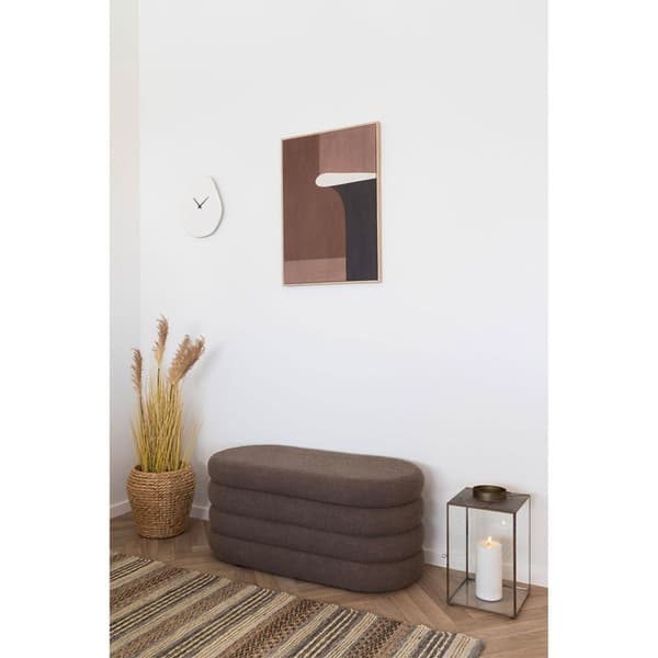 Cape Town NO 2 lerretsprint med ramme 50x70 cm brun, beige.