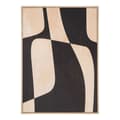 Miniatyrbilde 1 av 4: Cape Town NO 3 lerretsprint med ramme 50x70 cm brun, beige.