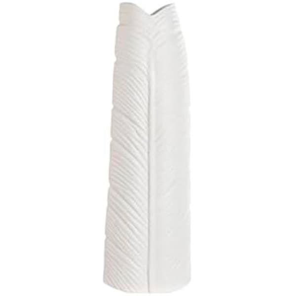 Vas - HEM ESME - Tropisk - Vit - Stengods - 33 x 10 x 70 cm