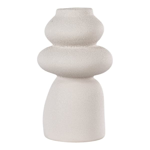 Rootz Stoneware Vase - Modern Sculpture - Decorative Piece - Lägger till skulpturellt intresse - Ø14.5x26.5 cm