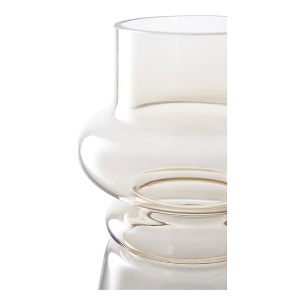 Vas, Glas Rökt Brun, ø17x31 cm, Ljusbrun