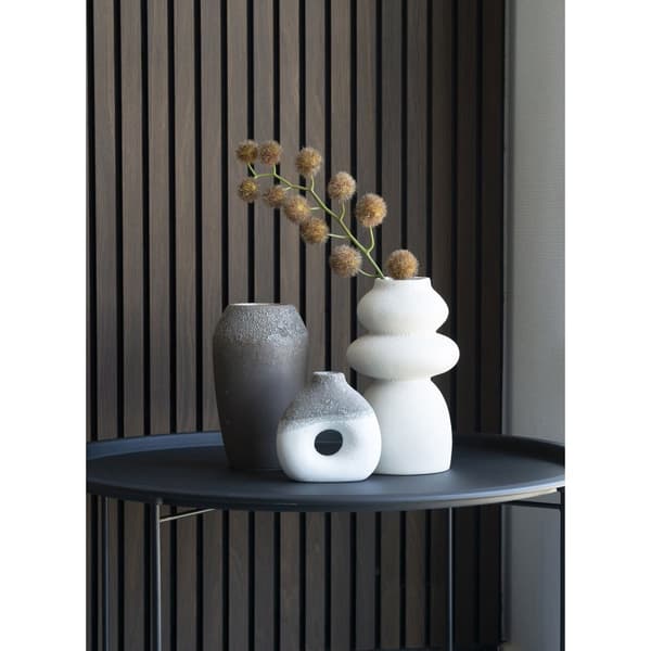 Vase, Keramik Beige, 14.5x26.5 cm, Beige