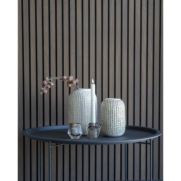 Vase, Keramik, 16x25,5 cm, Beige