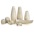 Miniatyrbillede 3 af 3: Dekorativ vase MELINDA 18x18x38 Eurofirany champagne
