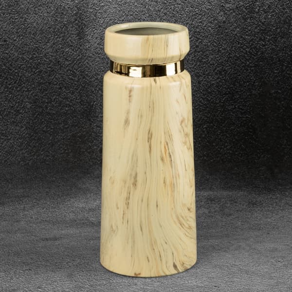 Dekorativ vas ALIZA 12x12x30 Eurofirany beige