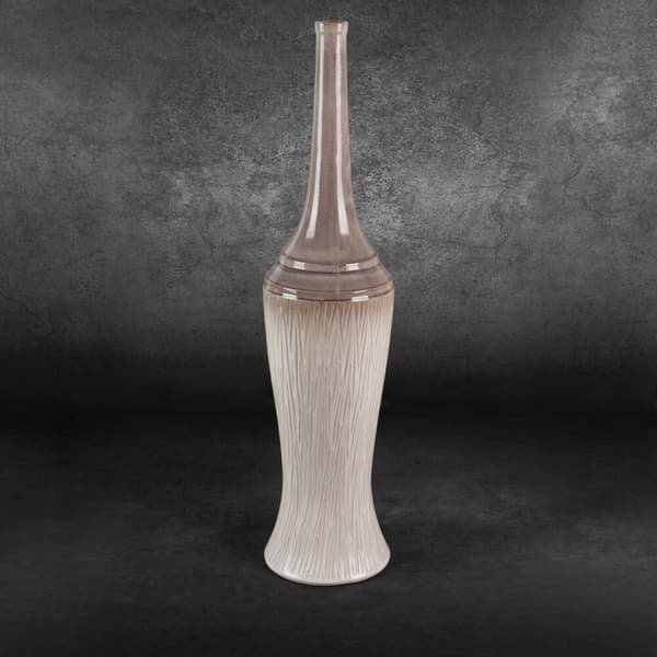 Dekorativ vase ROSINA Eurofirany creme