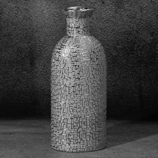 Dekorativ vase RISO Eurofirany sølv