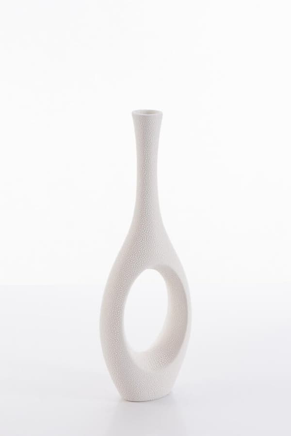 Dekorativ vase RISO Eurofirany creme