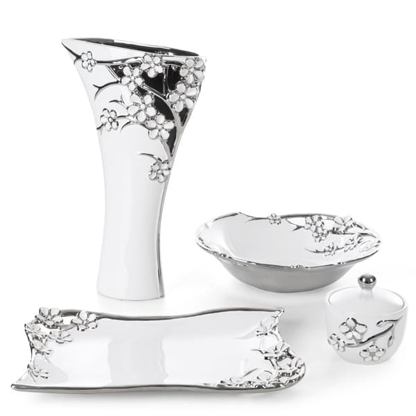 KARIN Eurofirany dekorativ vase hvid