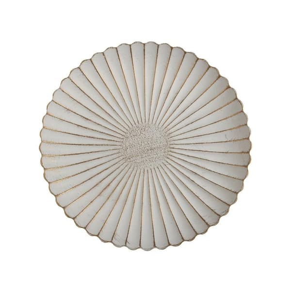 Borddekoration Versa Shell B 3 cm Træ MDF