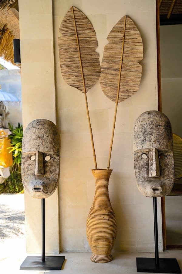 RATTANVASE HJUL M
