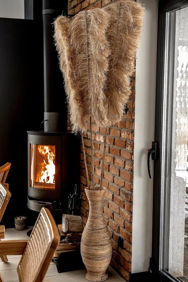 RATTANVASE HJUL M