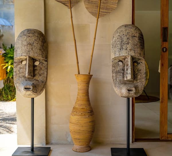RATTANVASE HJUL M