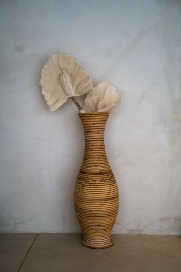 RATTANVASE HJUL M