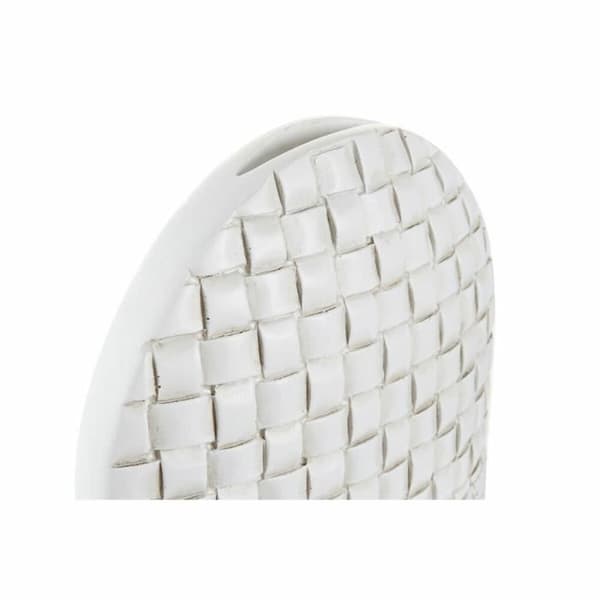 modern design vit vas 28 cm