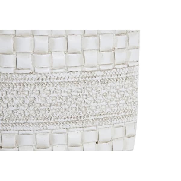 modern design vit vas 28 cm
