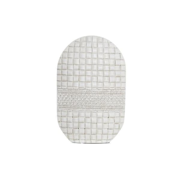 modern design vit vas 28 cm