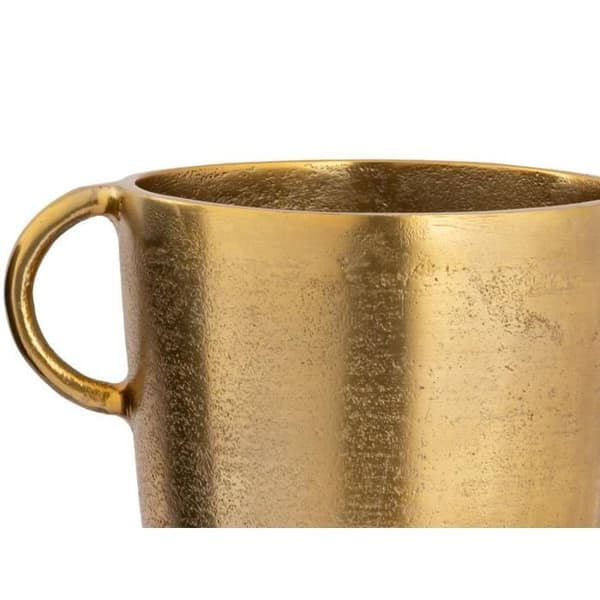 guldvas, svart modern design 29 cm