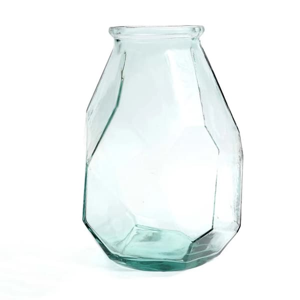 Den Lange Origami Vase - Blå