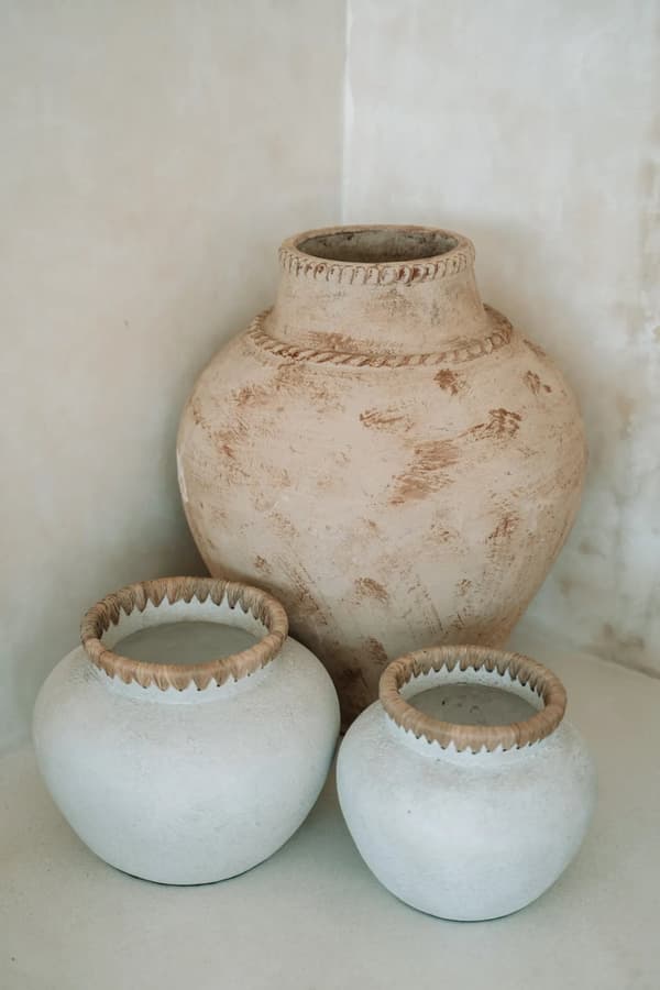 Styly Vase - Naturlig Beton - L