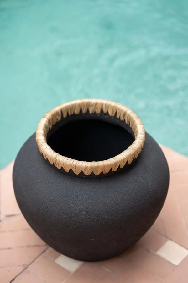 Styly Vase - Sort Natur - M
